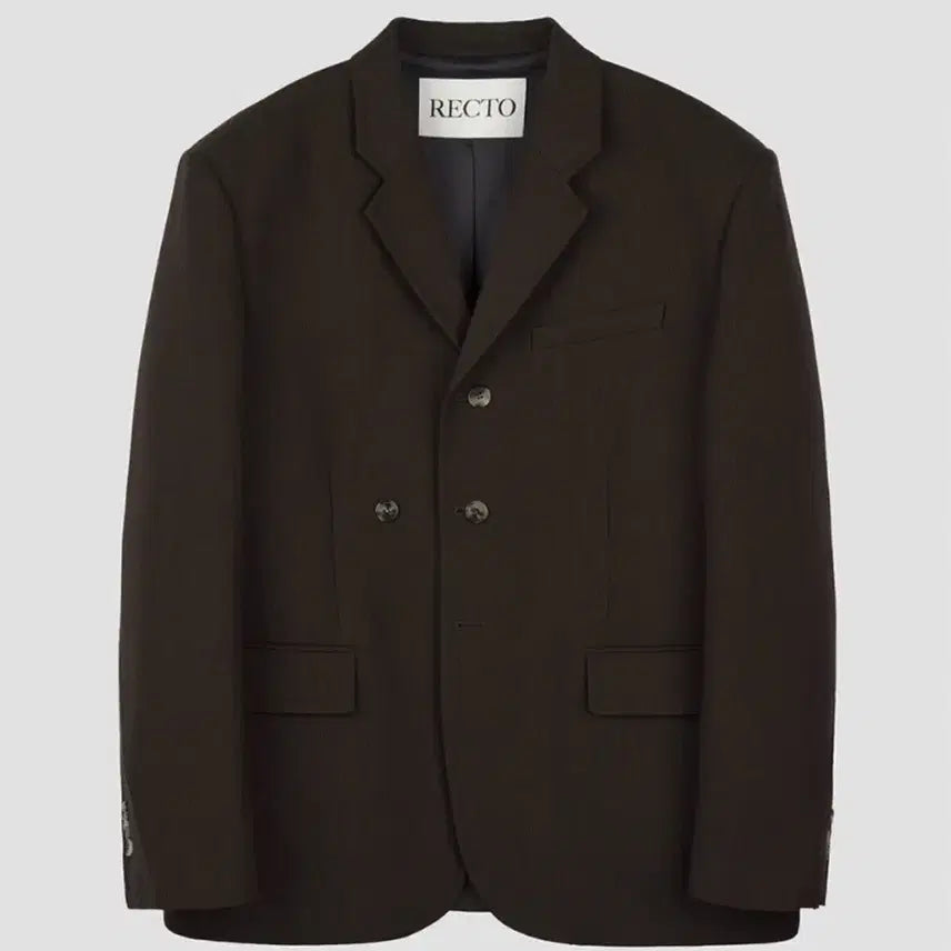 [BUNJANG] RECTO Vintage Stripe Virgin Wool Blazer Jacket / RECTO 렉토 자켓 23FW 빈티지 스트라이프 버진 울 블레이저