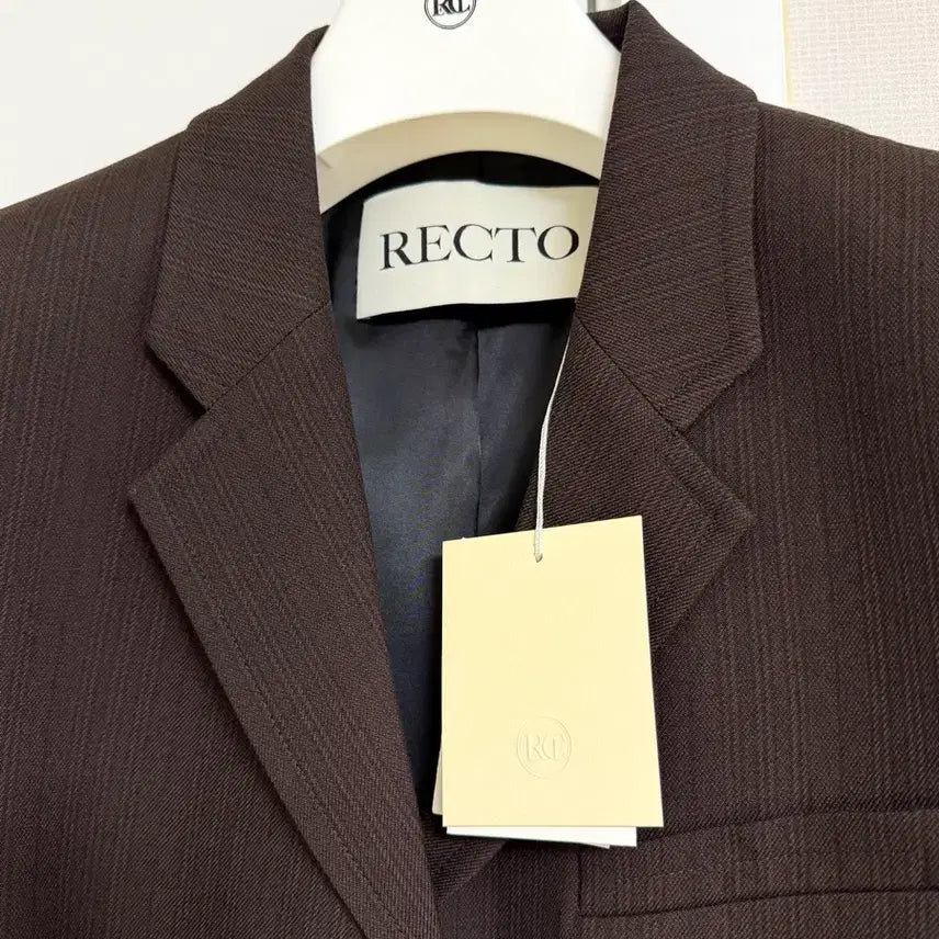 [BUNJANG] RECTO Vintage Stripe Virgin Wool Blazer Jacket / RECTO 렉토 자켓 23FW 빈티지 스트라이프 버진 울 블레이저
