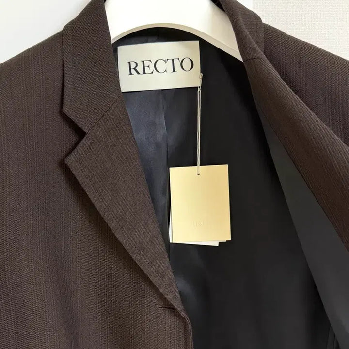 [BUNJANG] RECTO Vintage Stripe Virgin Wool Blazer Jacket / RECTO 렉토 자켓 23FW 빈티지 스트라이프 버진 울 블레이저