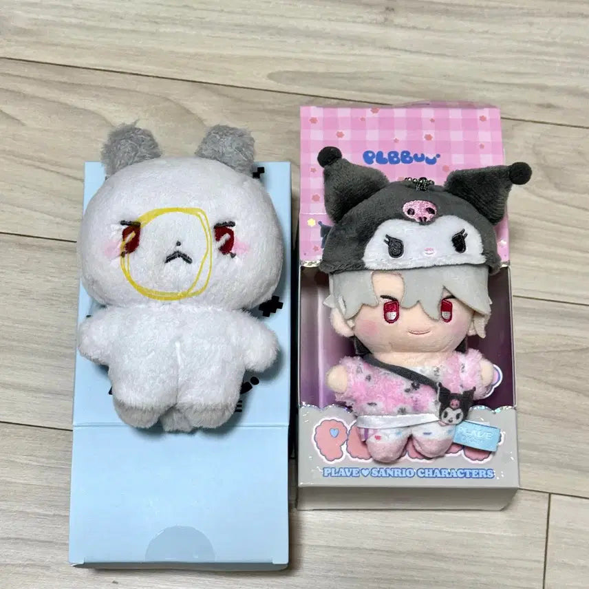 [BUNJANG] PLAVE Eunho Mmemimu Miniature Keyring Bundle Set / 플레이브 은호 플뿌인형 므메미무 미니어처키링 일괄판매