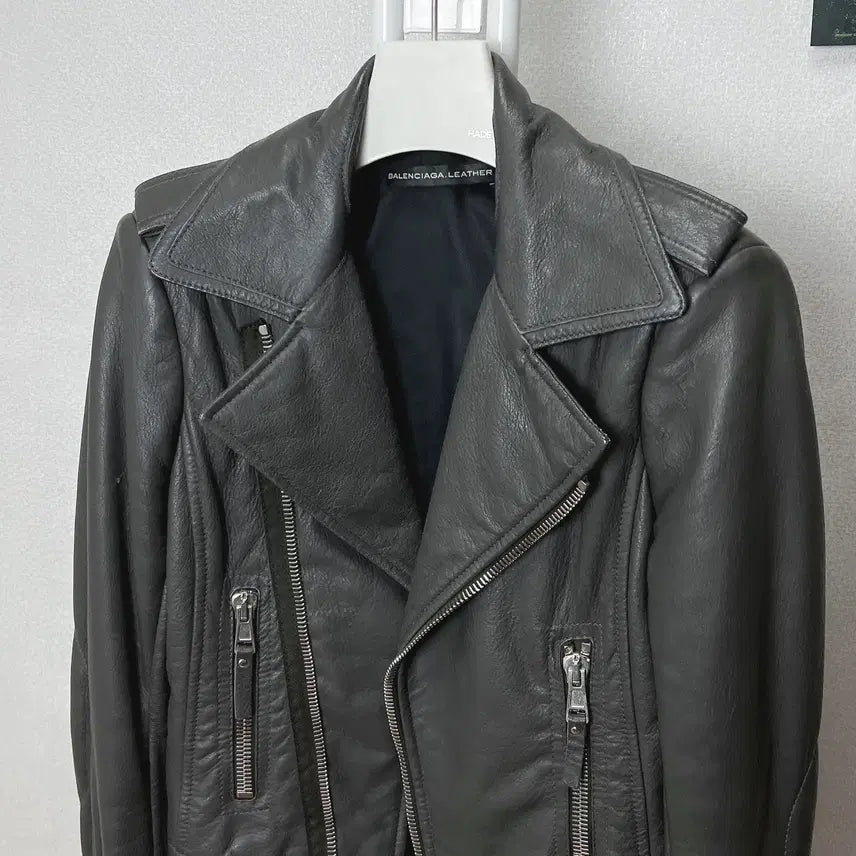[BUNJANG] Balenciaga Leather Rider Jacket / 발렌시아가 여성 가죽 라이더자켓