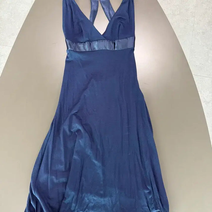 [BUNJANG] Armani Exchange Navy Halter Mini Dress XS / 알마니 익스체인지 네이비 홀터넥 미니 원피스 xs