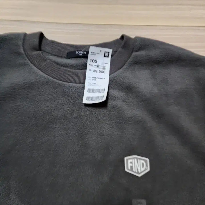 [BUNJANG] Top Ten Fleece Dark Gray Men&