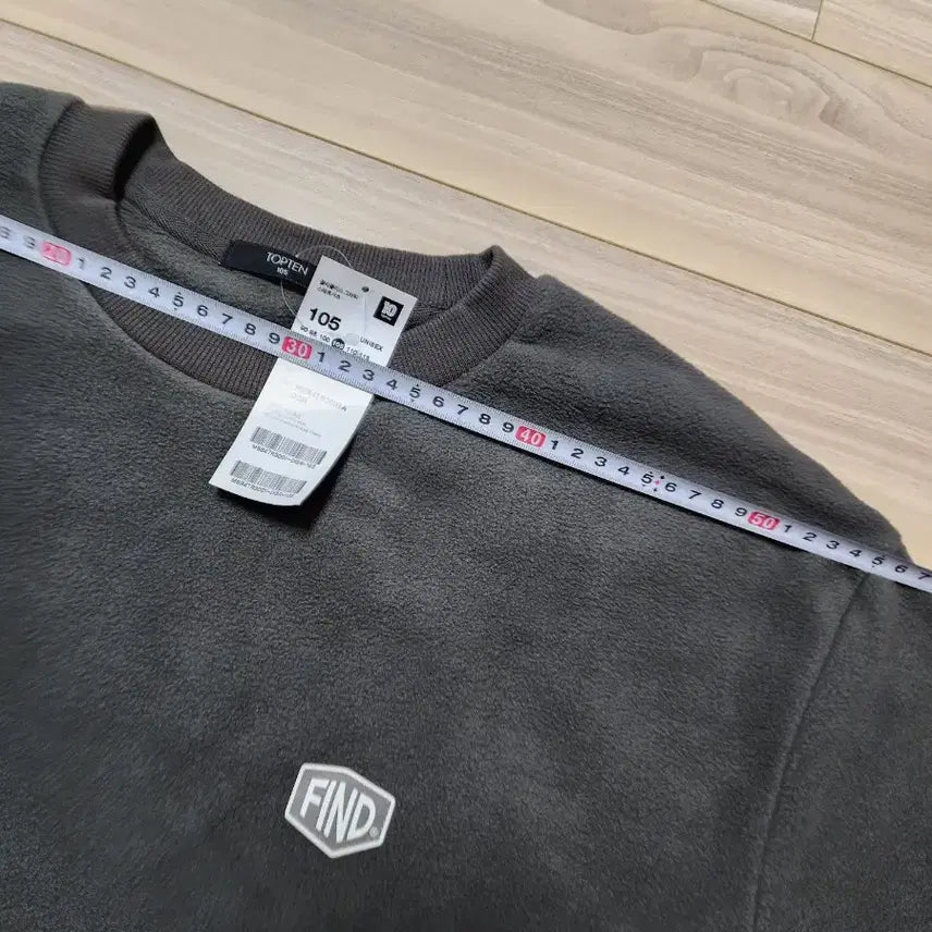 [BUNJANG] Top Ten Fleece Dark Gray Men&