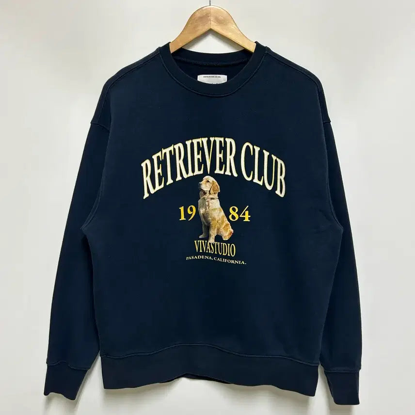 [BUNJANG] VIBRATE Retriever Club Sweatshirt / [남여공용-95]비바스튜디오 리트리버클럽 맨투맨티셔츠