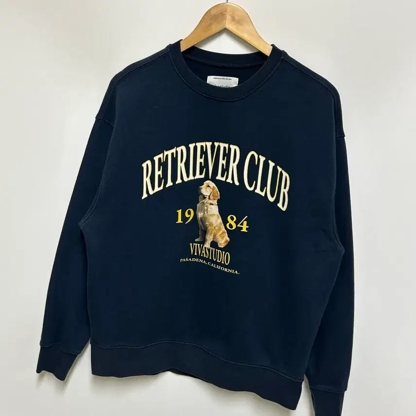[BUNJANG] VIBRATE Retriever Club Sweatshirt / [남여공용-95]비바스튜디오 리트리버클럽 맨투맨티셔츠
