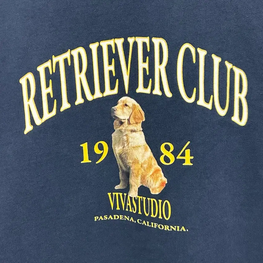 [BUNJANG] VIBRATE Retriever Club Sweatshirt / [남여공용-95]비바스튜디오 리트리버클럽 맨투맨티셔츠