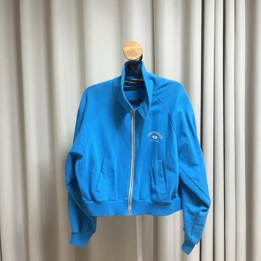 [BUNJANG] Philosophy Blue Zip-Up Jacket / 필로소피 블루 집업 자켓