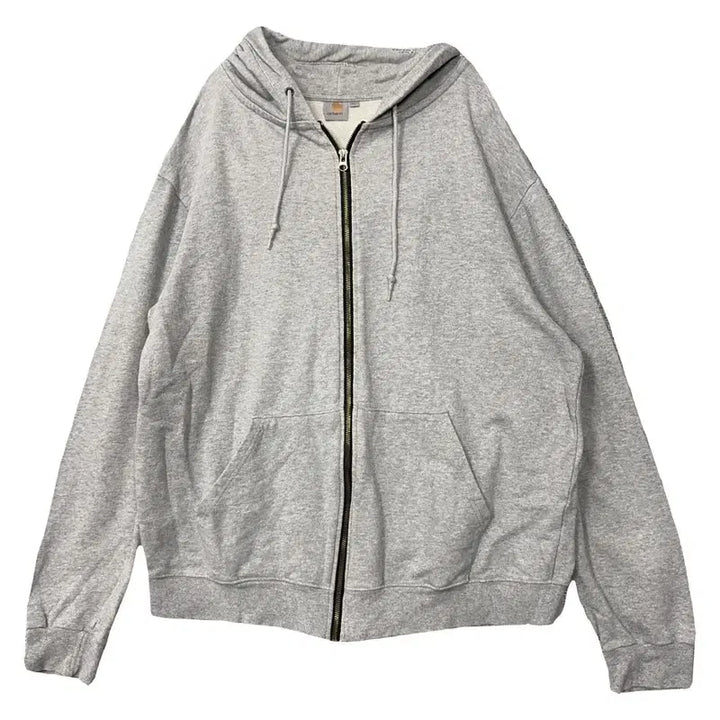 [BUNJANG] Carhartt Light Gray Oversized Hooded Zip-Up XL / 칼하트 라이트 그레이 오버핏 후드 집업 XL