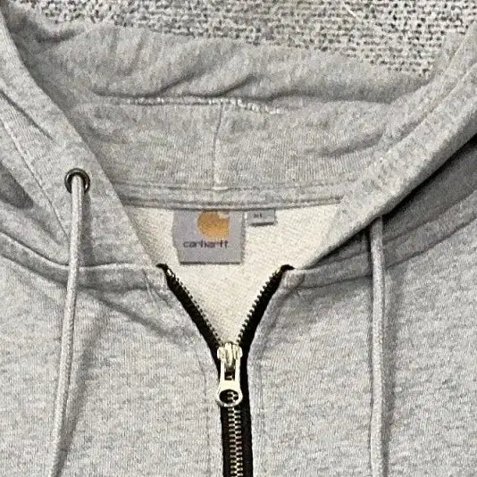 [BUNJANG] Carhartt Light Gray Oversized Hooded Zip-Up XL / 칼하트 라이트 그레이 오버핏 후드 집업 XL