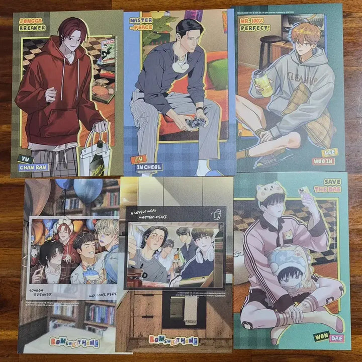 [SOLD OUT] 주의 평화 주평 봄툰 홈파티 시그 인화사진 특전 월구 백클업