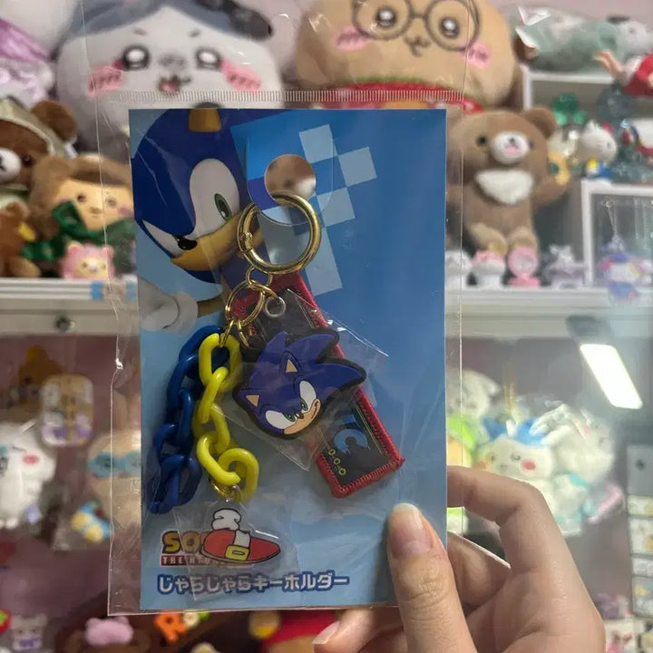 [BUNJANG] Sonic Acrylic Key Holder Set / 소닉 신상 주렁주렁 찰랑찰랑 아크릴 키홀더세트 미사용