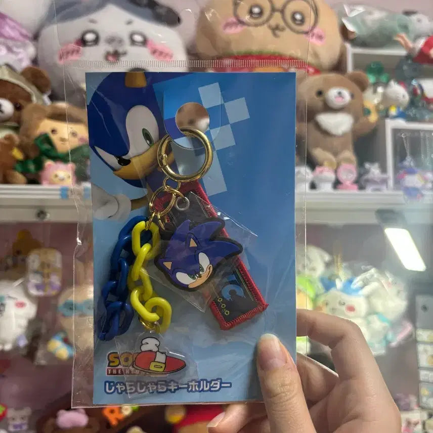 [BUNJANG] Sonic Acrylic Key Holder Set / 소닉 신상 주렁주렁 찰랑찰랑 아크릴 키홀더세트 미사용