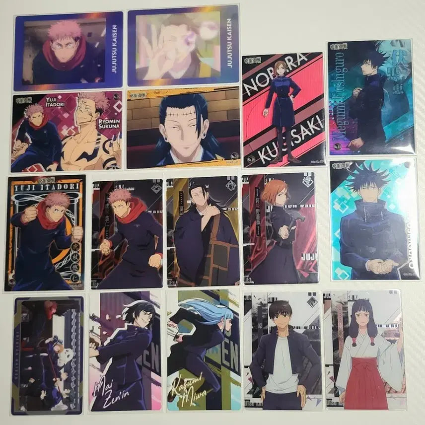 [BUNJANG] Jujutsu Kaisen Clear Card Bundle Set / 주술회전 클리어카드 판매 (일괄)