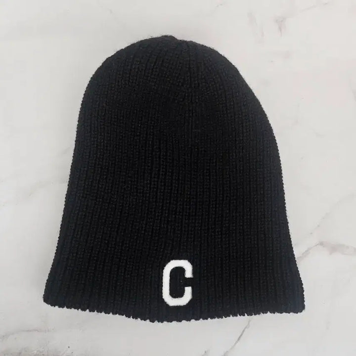 [BUNJANG] COVERNAT C Logo Middle Beanie (Black) / (거의 새상품) 커버낫 컬리지 C 로고 미들 비니 (블랙)