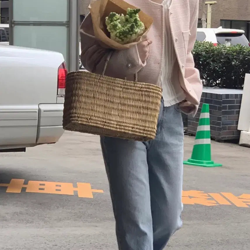 [SOLD OUT] 메리어라운드 멜로 스티치 라운드 트위드 자켓