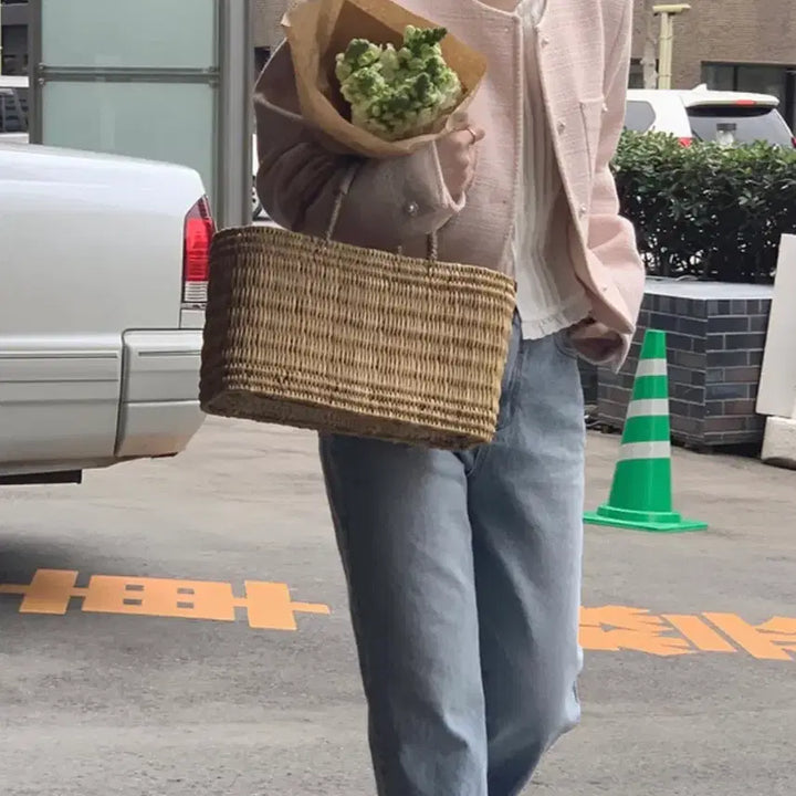 [SOLD OUT] 메리어라운드 멜로 스티치 라운드 트위드 자켓