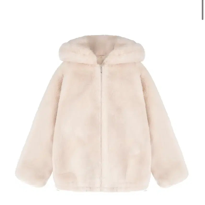 [BUNJANG] Clicheria Peach Pudding Fur Jacket / 클리시어 피치 푸딩 퍼 자켓