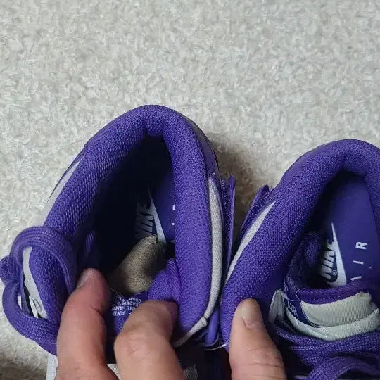 [BUNJANG] Nike Air Force 1 Mid Light Bone Dark Iris 270 / [신품, 나이키] 에어포스1, 미드 라이트본 다크 아이리스, 270