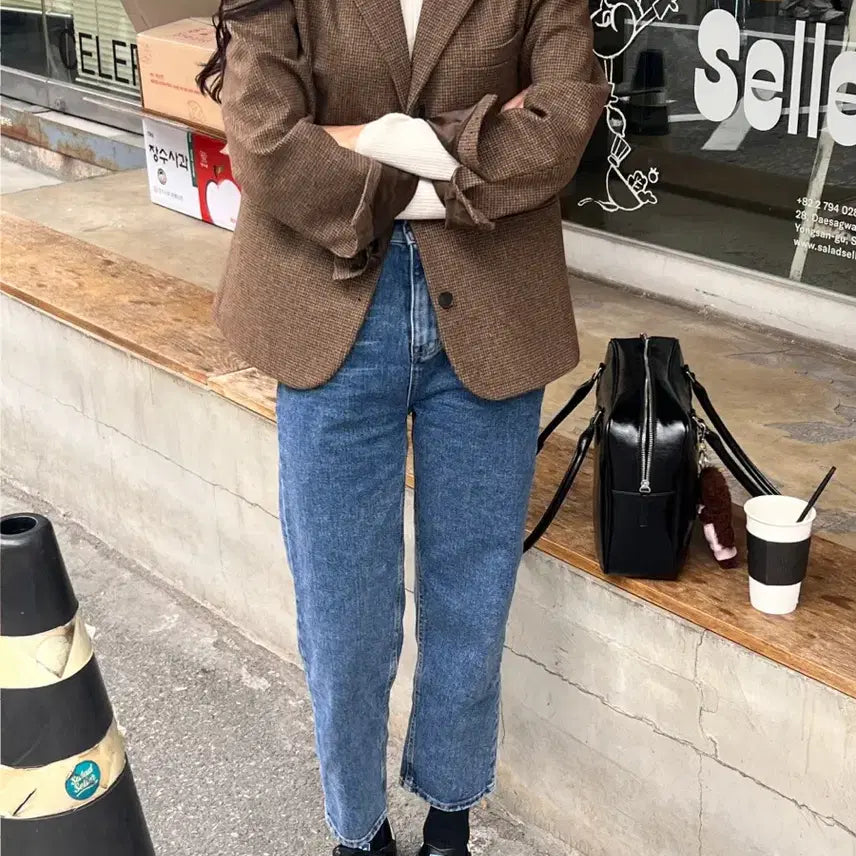 [BUNJANG] FRENU Nu-jeans Slim Fit Denim Pants / FRENU 프레누 누진스 5호 - 일자 슬림핏 데님