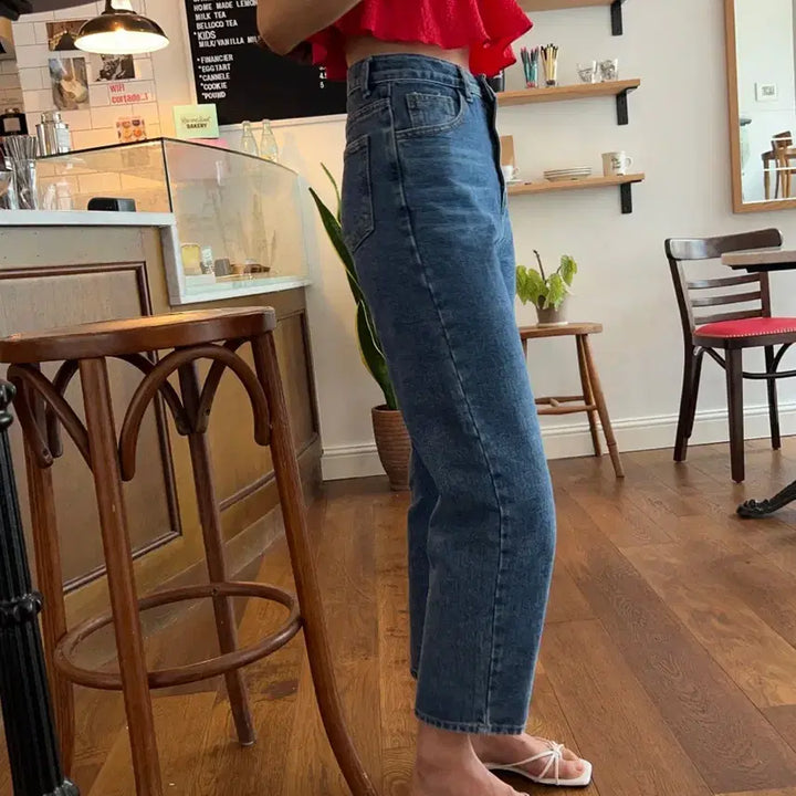 [BUNJANG] FRENU Nu-jeans Slim Fit Denim Pants / FRENU 프레누 누진스 5호 - 일자 슬림핏 데님
