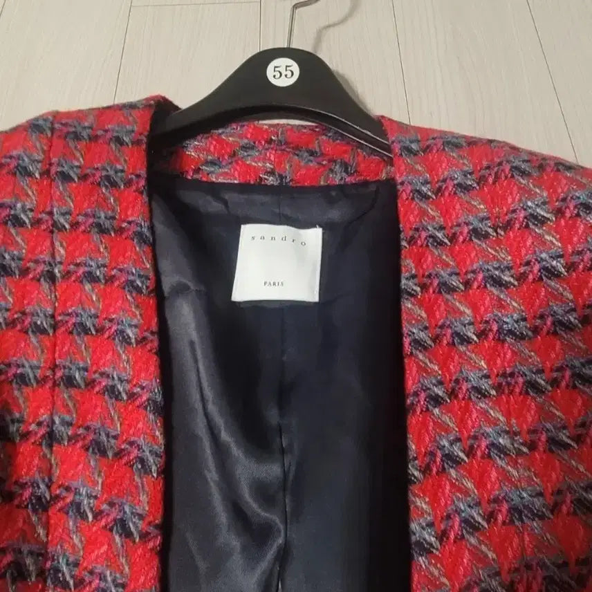 [BUNJANG] Sandro Tweed Jacket with Gold Button Detail / 산드로(Sandro) 트위드 자켓 / 금장 버튼 포인트