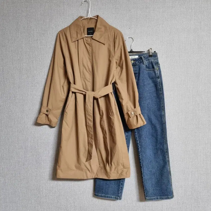 [BUNJANG] Misense Simple Trench Coat / 미센스 심플한 트렌치55~66