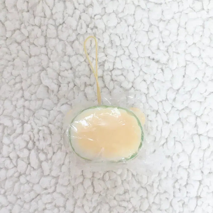 [BUNJANG] Rilakkuma Hamburger Squishy Strap / 고전 리락쿠마 페이스 햄버거 스퀴시 스트랩