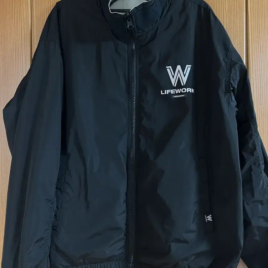 [BUNJANG] LIFEWORK Reversible Jacket - Light Grey (Size L) / 라이프워크 더블라독 리버시블 자켓 L