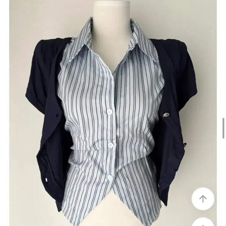 [BUNJANG] Layered Cool Fit Shirt Tee / 레이어드 쿨핏 셔츠 티셔츠