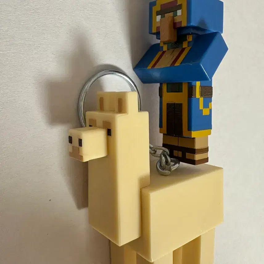 [BUNJANG] Minecraft Lama & Merchant Keyring / 마인크래프트 라마&상인 키링
