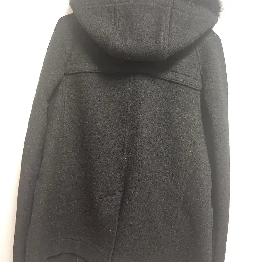 [BUNJANG] Burberry Brit Hooded Black Duffle Coat (Double) 55 Size / 버버리 브릿 후드 블랙 더플(더블)코트 55사이즈