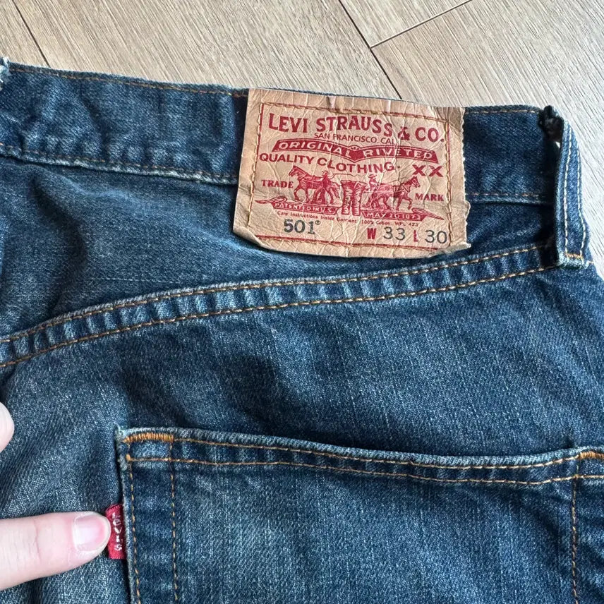 [BUNJANG] Levi's 501 Medium Wash Jeans / (W33L30) 리바이스 501 중청