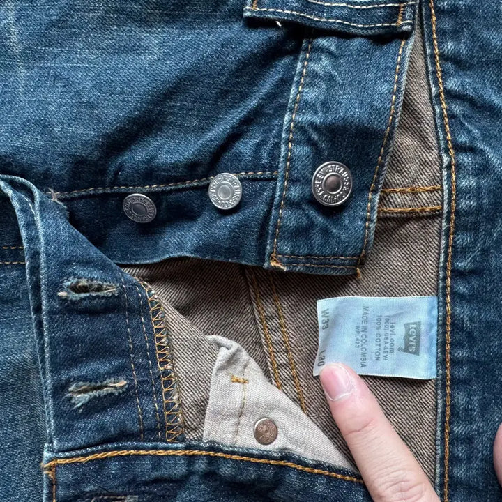 [BUNJANG] Levi's 501 Medium Wash Jeans / (W33L30) 리바이스 501 중청