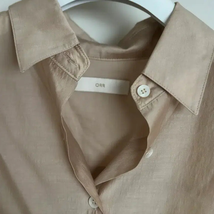 [BUNJANG] ORR S Air Shirt Beige / 오르 ORR 시원한 에어셔츠 베이지색 셔츠 S - 착샷있음