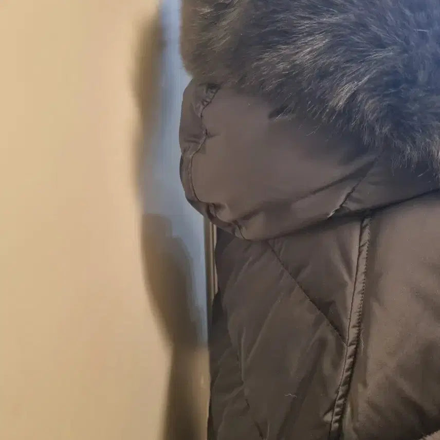 [BUNJANG] Vov Fox Fur Trimmed Long Down Padded Jacket / 보브 폭스퍼다운패딩