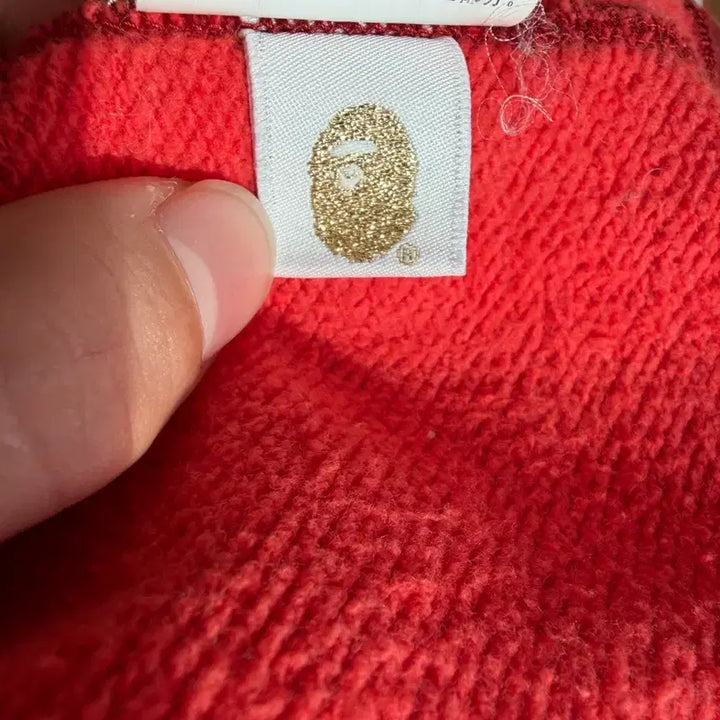 [BUNJANG] Vape Camo Sweatshirt Red / 베이프 카모 맨투맨 레드