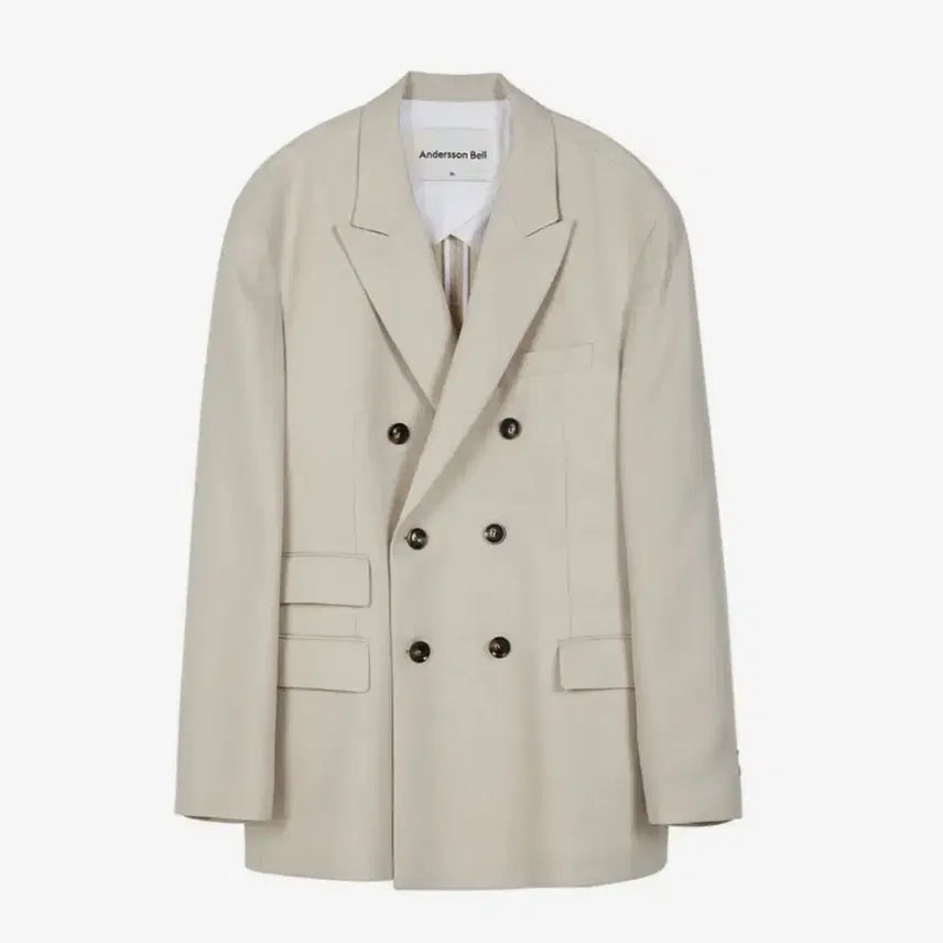 [BUNJANG] Andersson Bell Verona Double Jacket Ivory S / 앤더슨벨 베로나 더블자켓 아이보리 s
