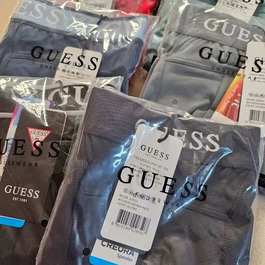 [BUNJANG] GUESS Men's Underwear Bundle Set / (정품XL) 게스남성팬티 8장