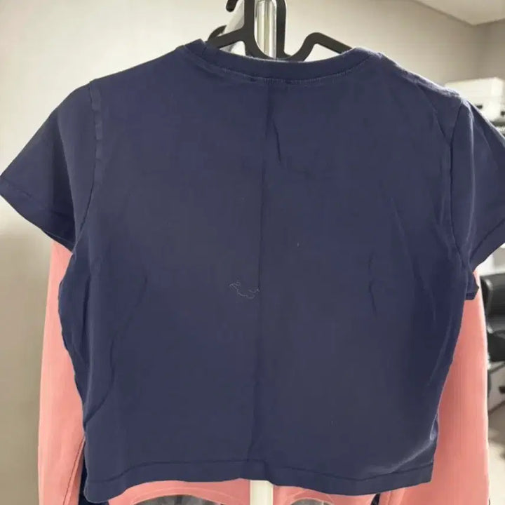 [SOLD OUT] 마리떼 프랑소와 저버 네이비 크롭 티셔츠 S