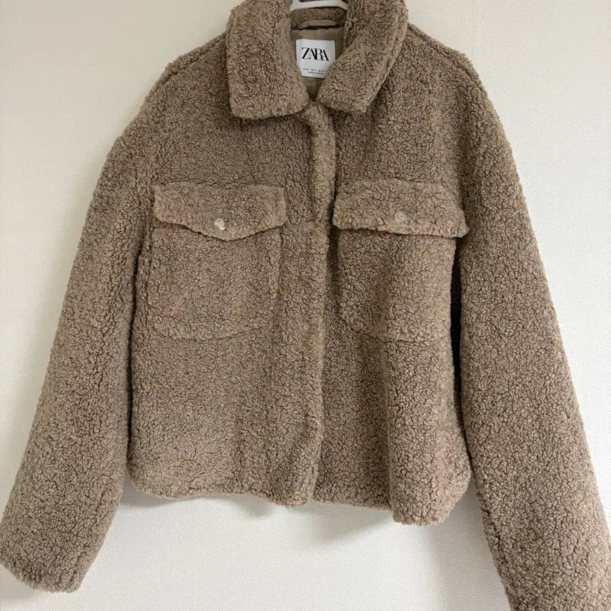 [BUNJANG] ZARA Fleece Jacket / 자라 ZARA 뽀글이 플리스 자켓