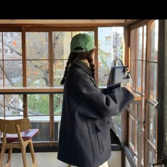 [BUNJANG] A Little Bit Half Coat / 어리틀빗 자체제작 하프 코트