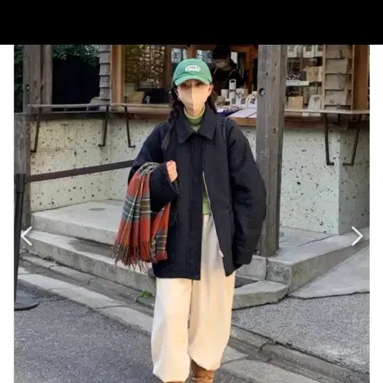 [BUNJANG] A Little Bit Half Coat / 어리틀빗 자체제작 하프 코트