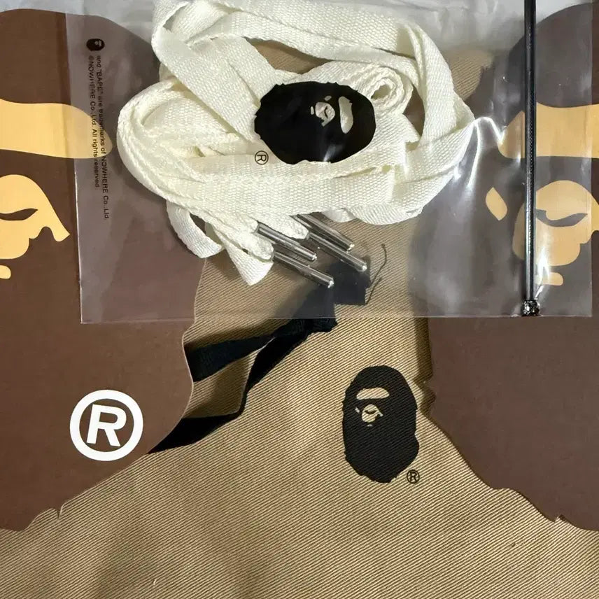 [BUNJANG] BAPE x END. Bapesta Green Burgundy Sneakers / [250/US 7] 베이프 X 엔드 콜라보 베이프스타 그린 버건디