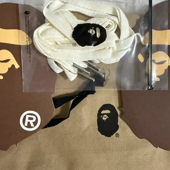 [BUNJANG] BAPE x END. Bapesta Green Burgundy Sneakers / [250/US 7] 베이프 X 엔드 콜라보 베이프스타 그린 버건디