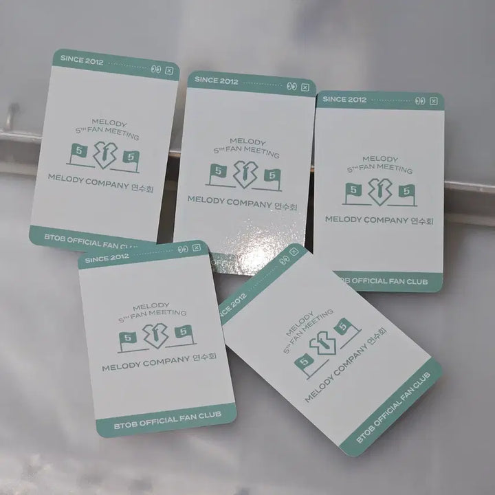 [BUNJANG] BTOB Lee Changsub 5th Fanmeeting Photocard Set / 비투비 5기팬미팅 트레카 이창섭 포카 5장 세트