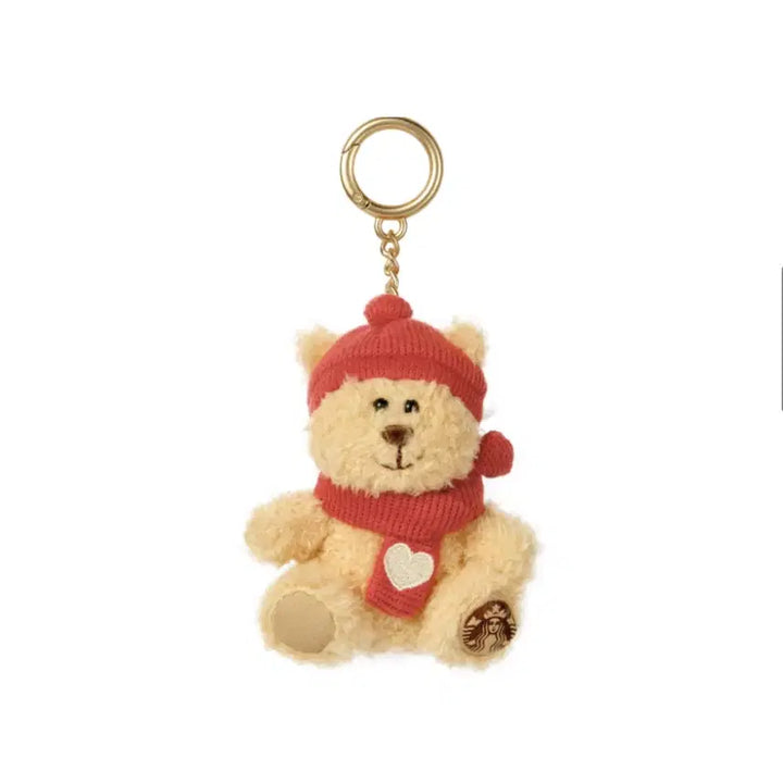[BUNJANG] Starbucks Bearista Keychain Set + Travel Pouch / 스벅 베어리스타 키체인3종+트래블파우치(미개봉)