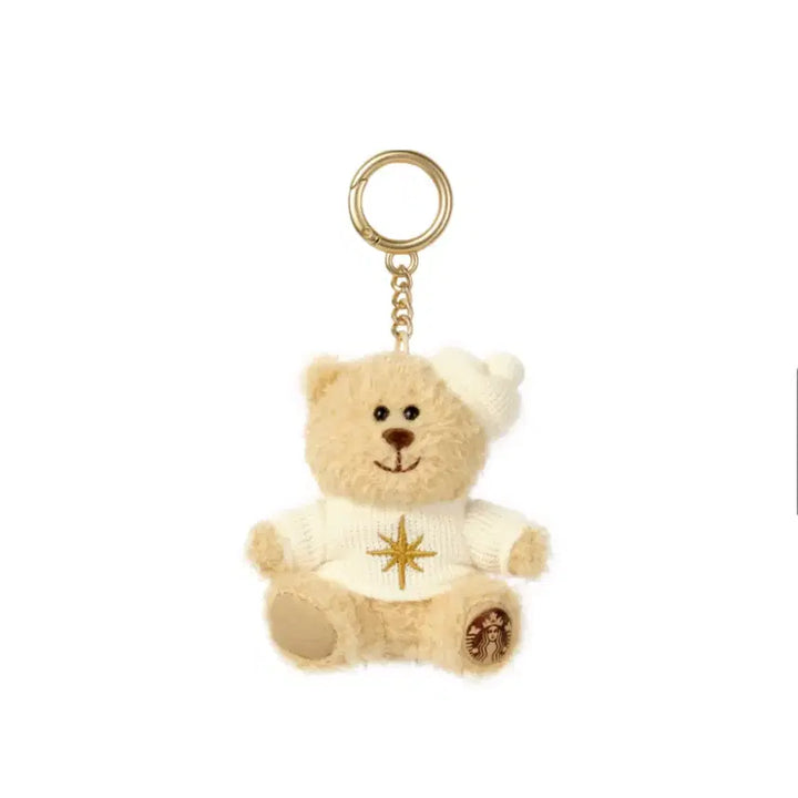 [BUNJANG] Starbucks Bearista Keychain Set + Travel Pouch / 스벅 베어리스타 키체인3종+트래블파우치(미개봉)
