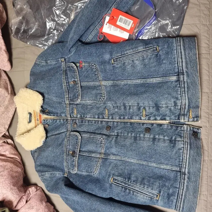 [BUNJANG] Diesel D BARSII Denim Jacket Medium Blue S / 디젤 D 바르시 데님 재킷 미디움 블루 S 사이즈 A06167007E5