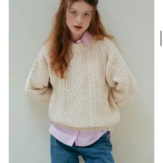 [BUNJANG] ONF ON:Mood Carol Knit Ivory / 온무드 캐롤니트 아이보리